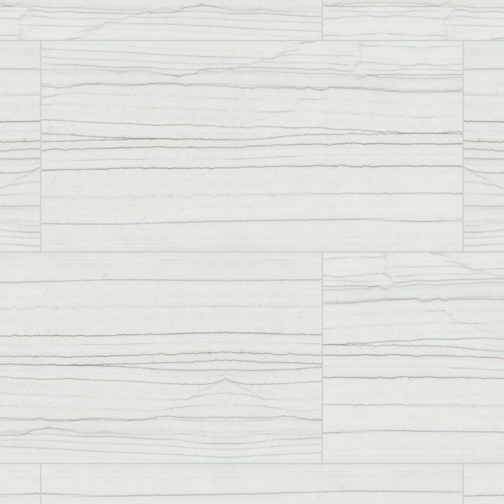Qualis Ceramica Royal Stoneworks 24X48 Tuscan White Vein Polished