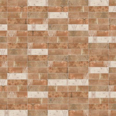 Qualis Ceramica Riviera Tileworks Hampton Collection Carob - Grid