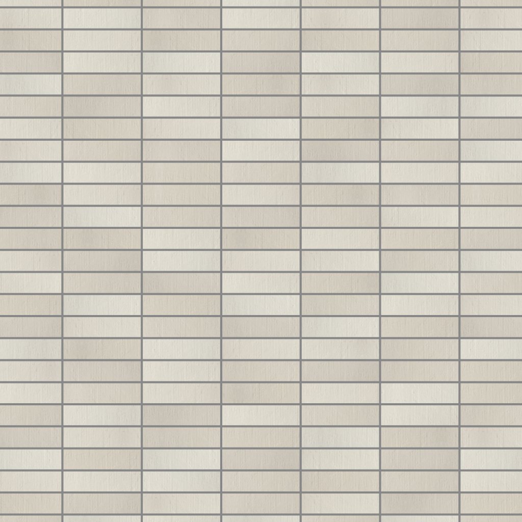 Emser Tile IKIGAI CHALK MATTE STACKED MOSAIC -POR - White