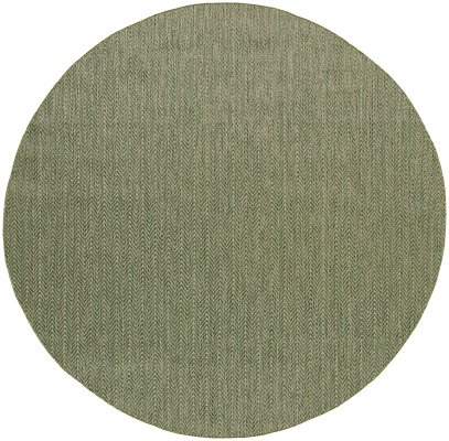Nourison Home Nourison Horizon Indoor/Outdoor HOZ02 2' x 3' Green Modern Rug - 5' Round