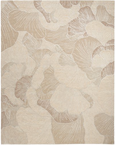 Nourison Home Nourison Avra AVR01 3'9" x 5'9" Taupe Modern Indoor Rug - 7'9" x 9'9"