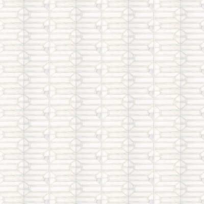 Marble Systems Dolomite, Shell Polished Mandarin Lattice Marble Mosaic 6 5/16x14 11/16 - Dolomite, Shell - 6 5/16" x 14 11/16" x 3/8"