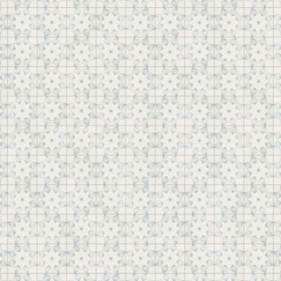 Marble Systems Grey Diamonds Glossy Ceramic Tile 6x6 - Grey Diamonds - 6" x 6" x 3/8"