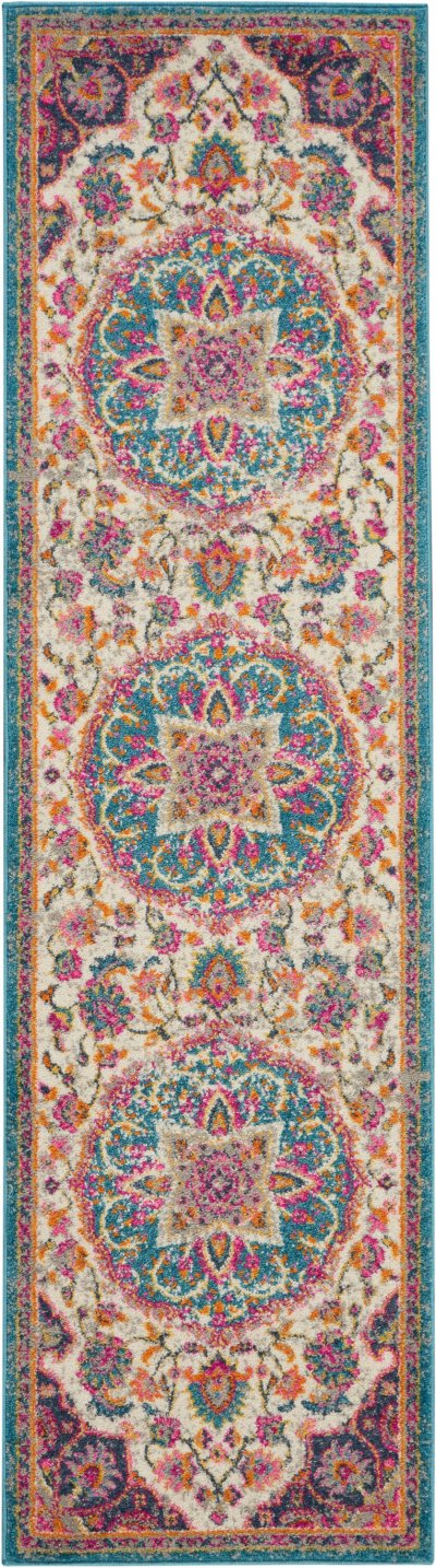 Nourison Home Nourison Passion PSN22 8' x 10' Ivory Multicolor Transitional Indoor Rug - 2'2" x 10'