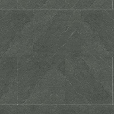 Qualis Ceramica Nord 24x24 Carbon - Alternating 1/3