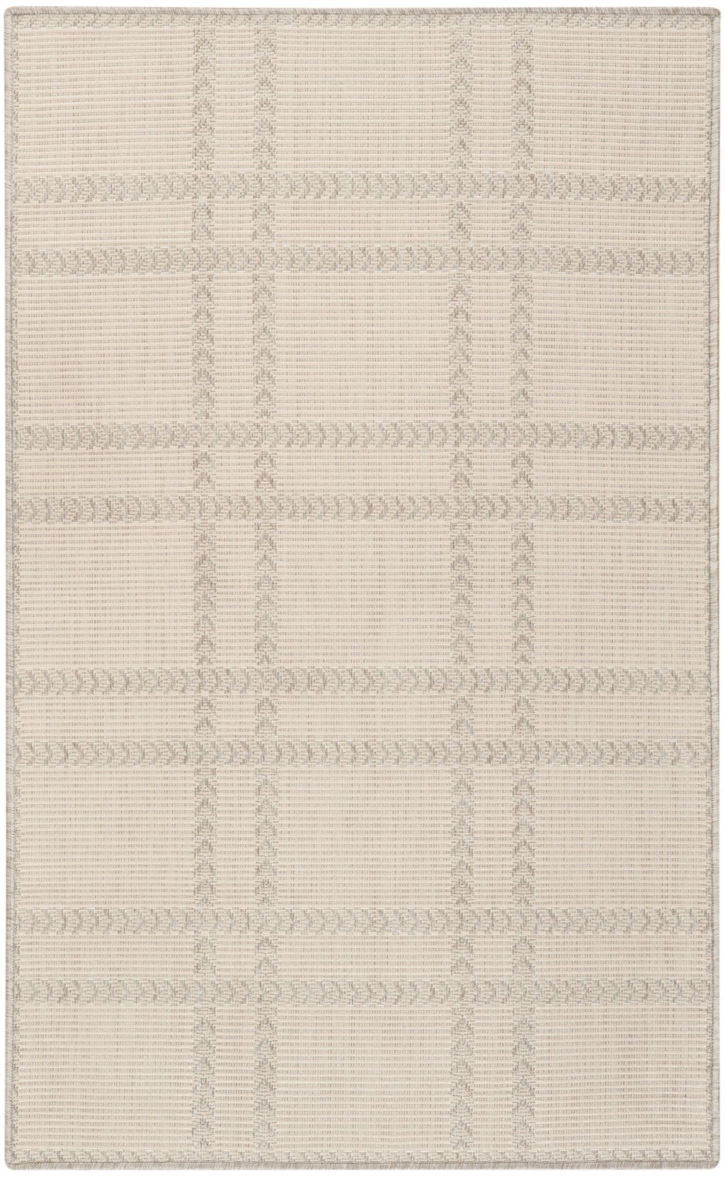 Nourison Home Nourison Horizon Indoor/Outdoor HOZ04 3' x 5' Grey Modern Rug