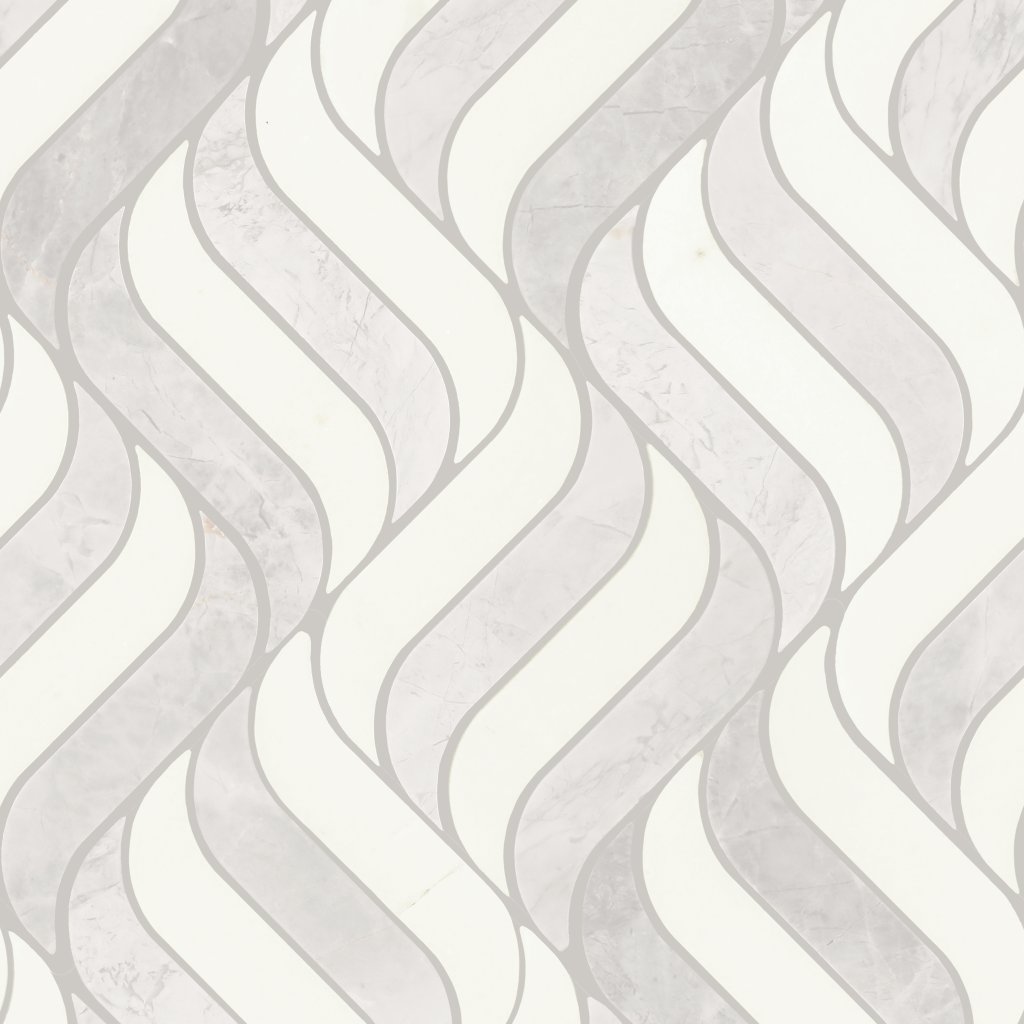 Daltile Eclessia Marble Cristallo Blend, Wave, Polished - Cristallo Blend