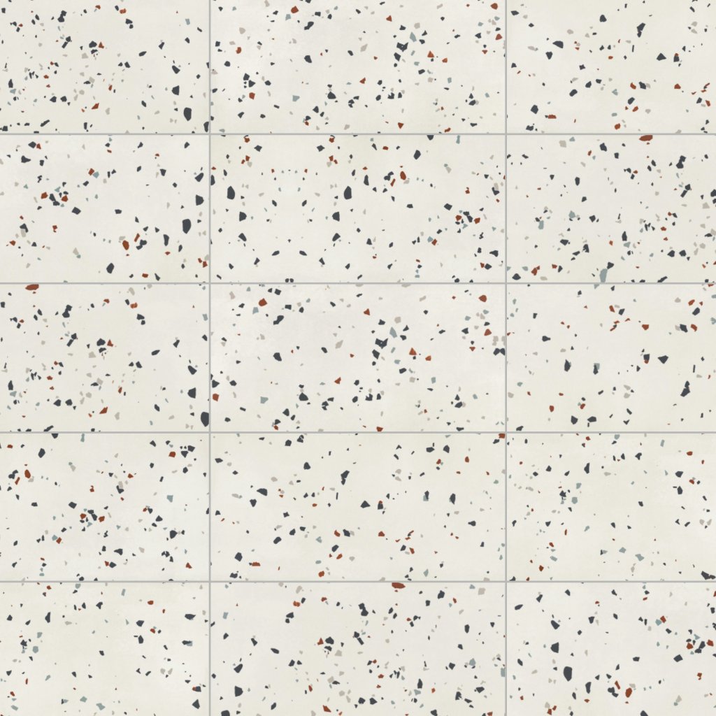 American Olean Color Story Floor - Designer White Speckle, Rectangle, 12X24, Matte (T061) - Designer White Speckle