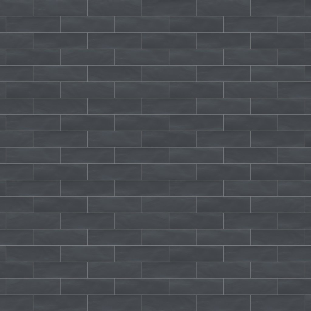 Emser Tile HUES PRESSED SATIN -CER - Ebony
