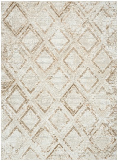 Nourison Home Nourison Dekor DEK05 4' x 6' Ivory Taupe Modern Indoor Rug - 4' x 6'