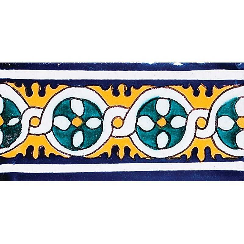 Marble Systems ma34 Glazed Ceramic Border Tiles 2x6 - ma34