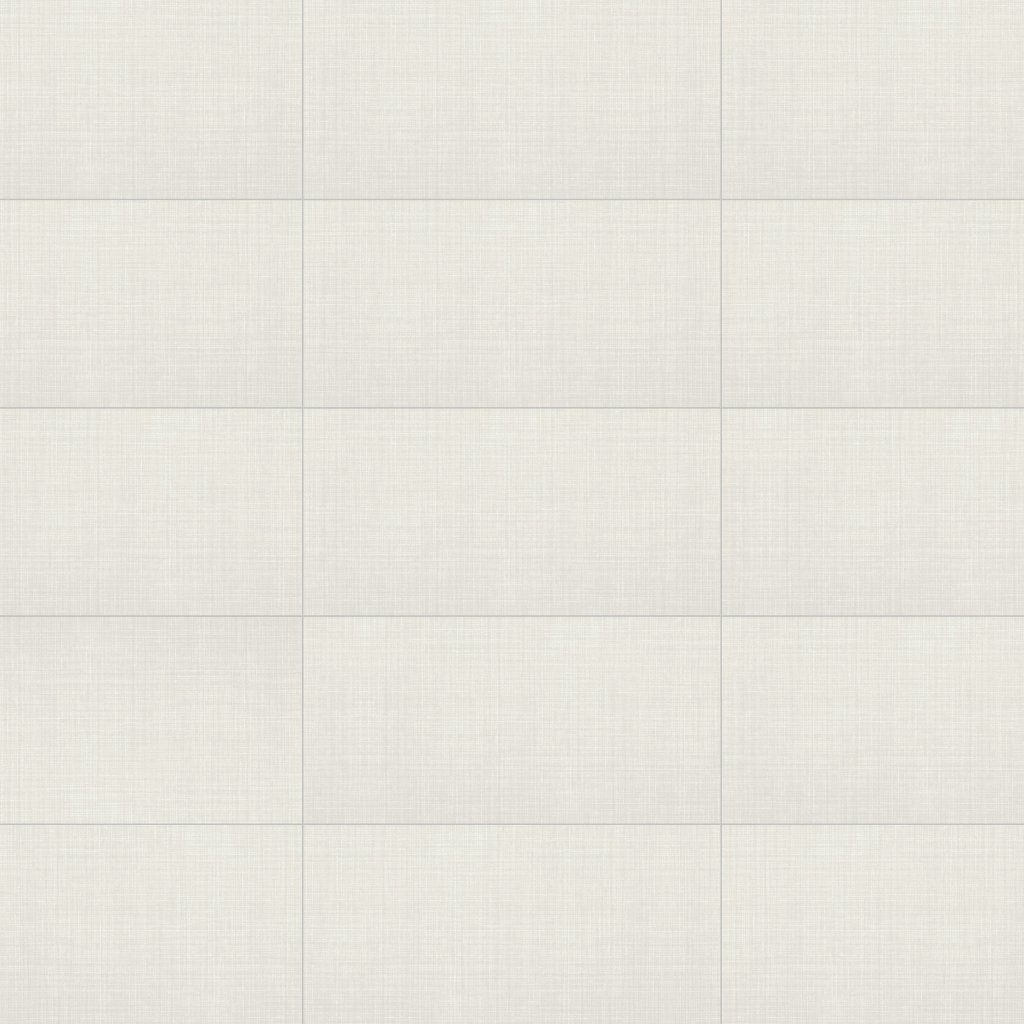 Daltile Fabric Art Modern Textile White, Rectangle, 12X24, Modern Textile, Matte - Modern Textile White