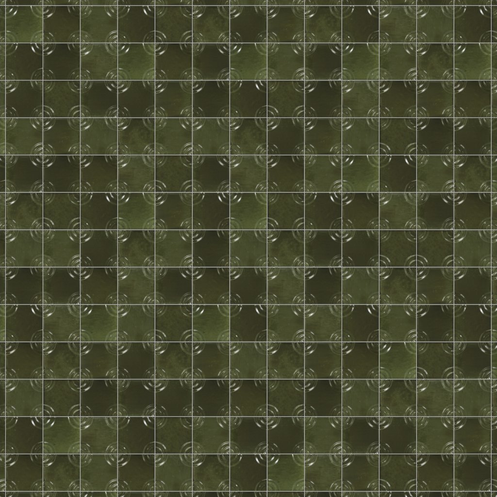 Daltile Relicca Nook, Square, 4X4, Circle, Glossy - Nook