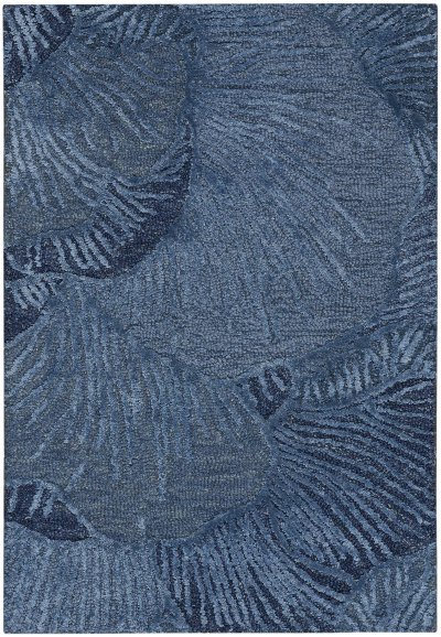 Nourison Home Nourison Avra AVR01 2'3" x 7'6" Blue Modern Indoor Rug - 5'3" x 7'3"