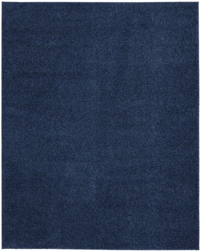 Nourison Home Nourison Shangri-La SHI01 8' x 10' Navy Shag Indoor Rug - 8' x 10'