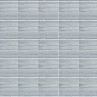 Marble Systems Air Glossy Interlocking Slides Glass Mosaic 12x12 - Air - 12" x 12" x 11/16"