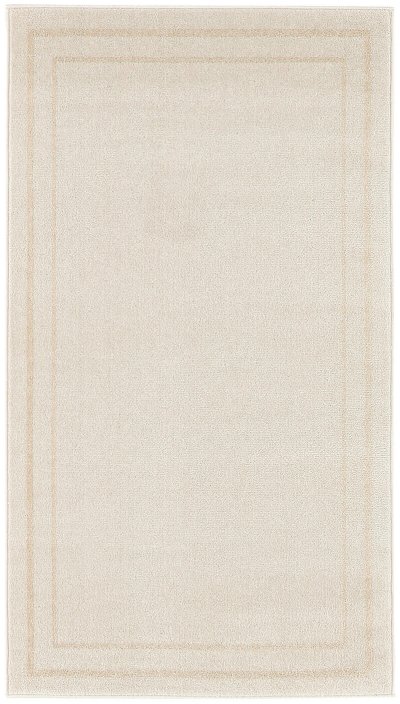 Nourison Home Nourison Nourison Essentials NRE02 6' x Round Ivory Gold Contemporary Rug - 3' x 5'