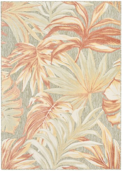 Nourison Home Nourison Aloha ALH43 9' x 12' Sage Rose Modern Rug - 3'6" x 5'6"