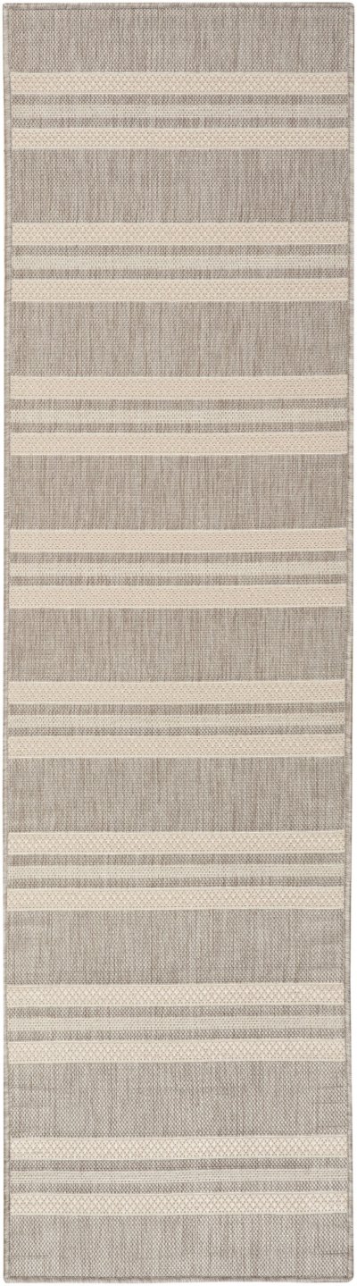 Nourison Home Nourison Horizon Indoor/Outdoor HOZ05 5' x 7' Grey Modern Rug - 2' x 6'