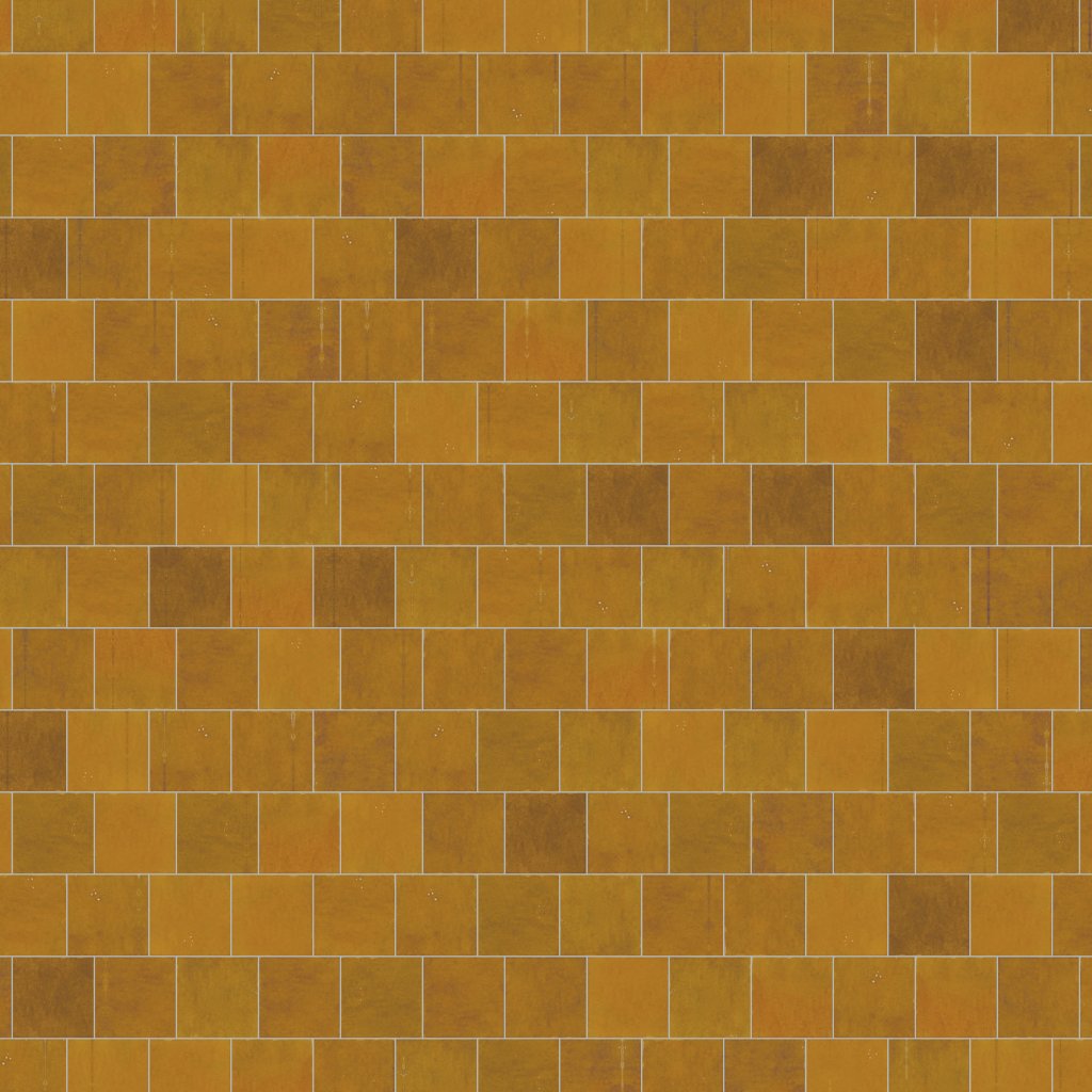 American Olean Studio Haven - Honey, Square, 4X4, Hand Crafted, Glossy (SN74) - Honey