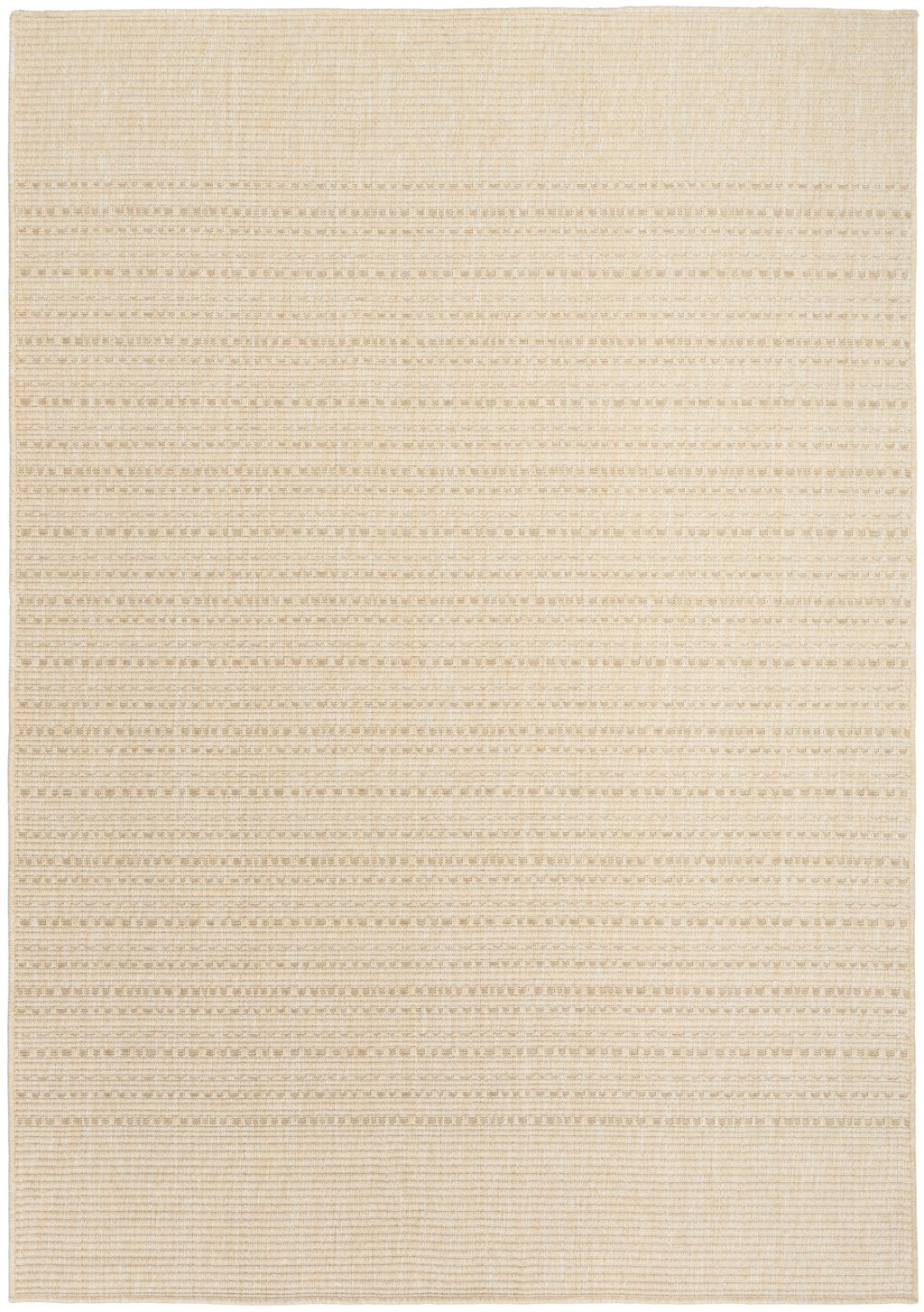 Nourison Home Nourison Tulum TLM01 5'3" x 7' Cream Outdoor Rug
