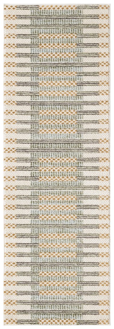 Nourison Home Nourison Nordic NRC15 4' x 6' Ivory Multicolor Modern Indoor Rug - 2' x 6'