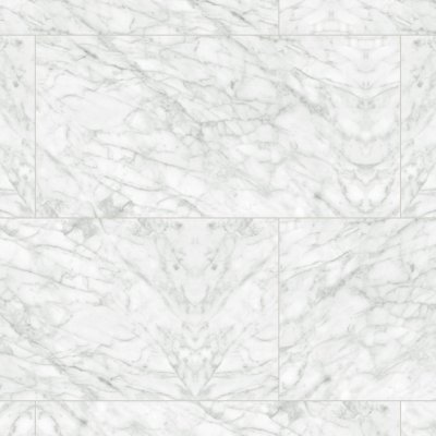 Qualis Ceramica Plata 24x48 Carrara Abisso Matte - Alternating 1/3