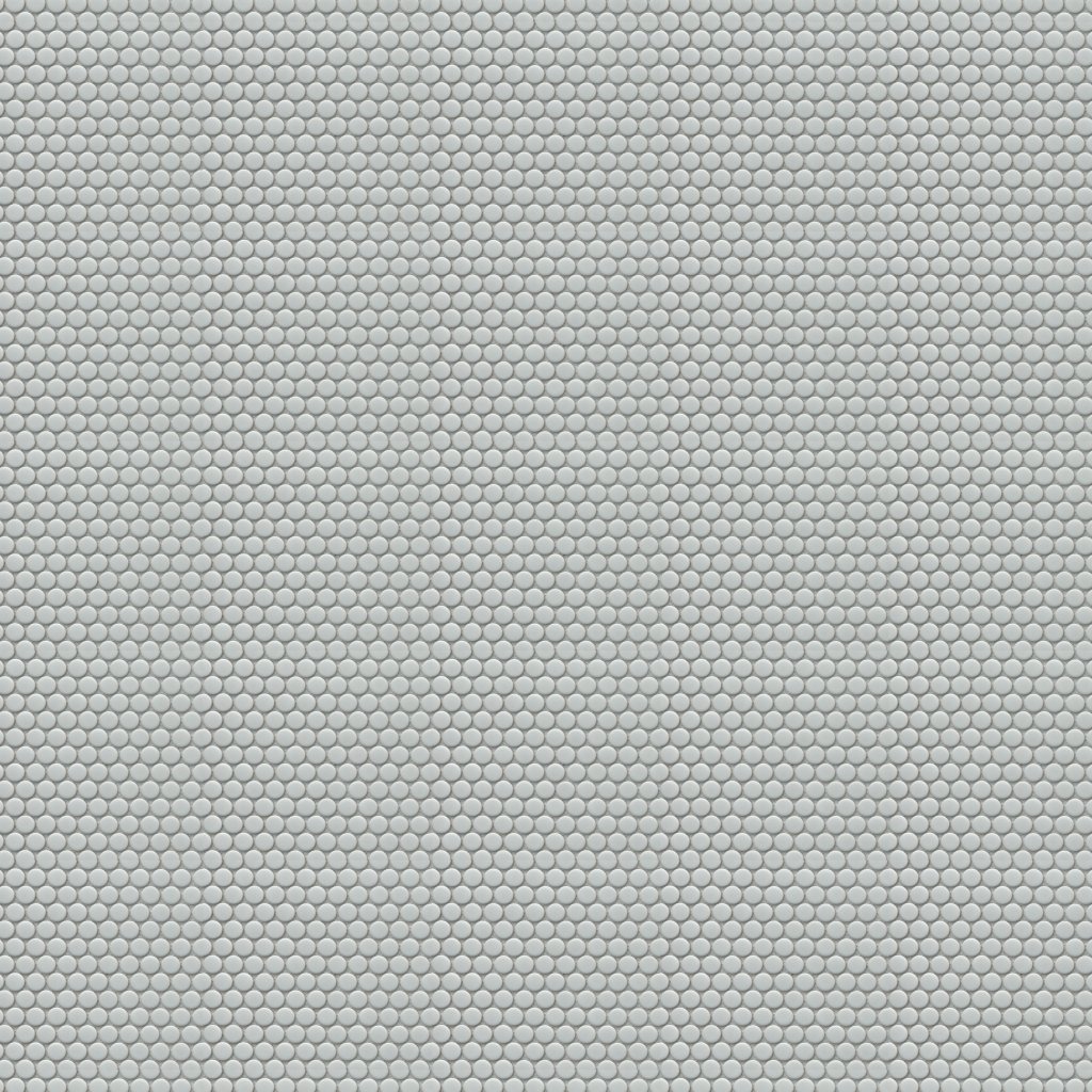 Emser Tile INFLUENCE GLOSS PENNY MOSAIC -POR - Gray
