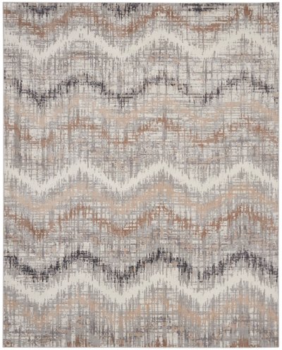 Nourison Home Nourison Elation ETN04 2' x 3' Grey Ivory Modern Indoor Rug - 7'10" x 9'10"