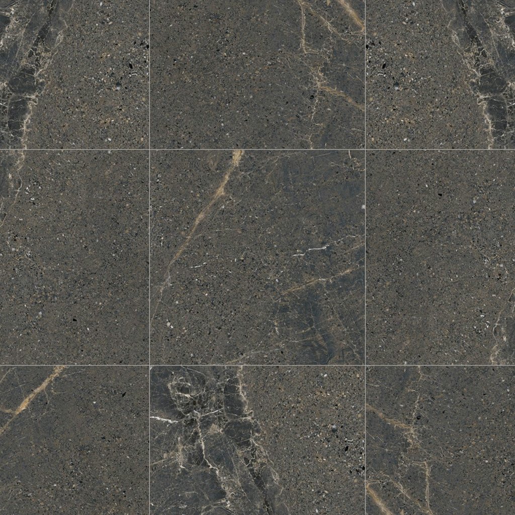 Marble Systems Dark Matte Porcelain Tile 24x24 - Dark