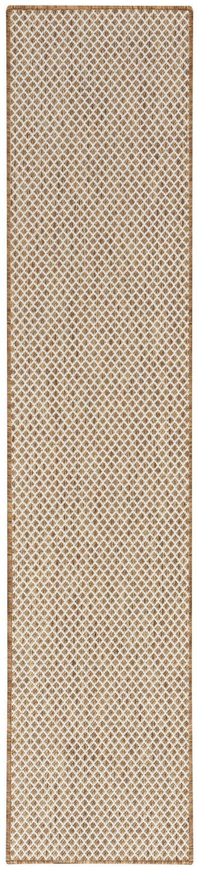 Nourison Home Nourison Courtyard COU01 4' x 6' Jute Ivory Modern Rug - 2'2" x 8'