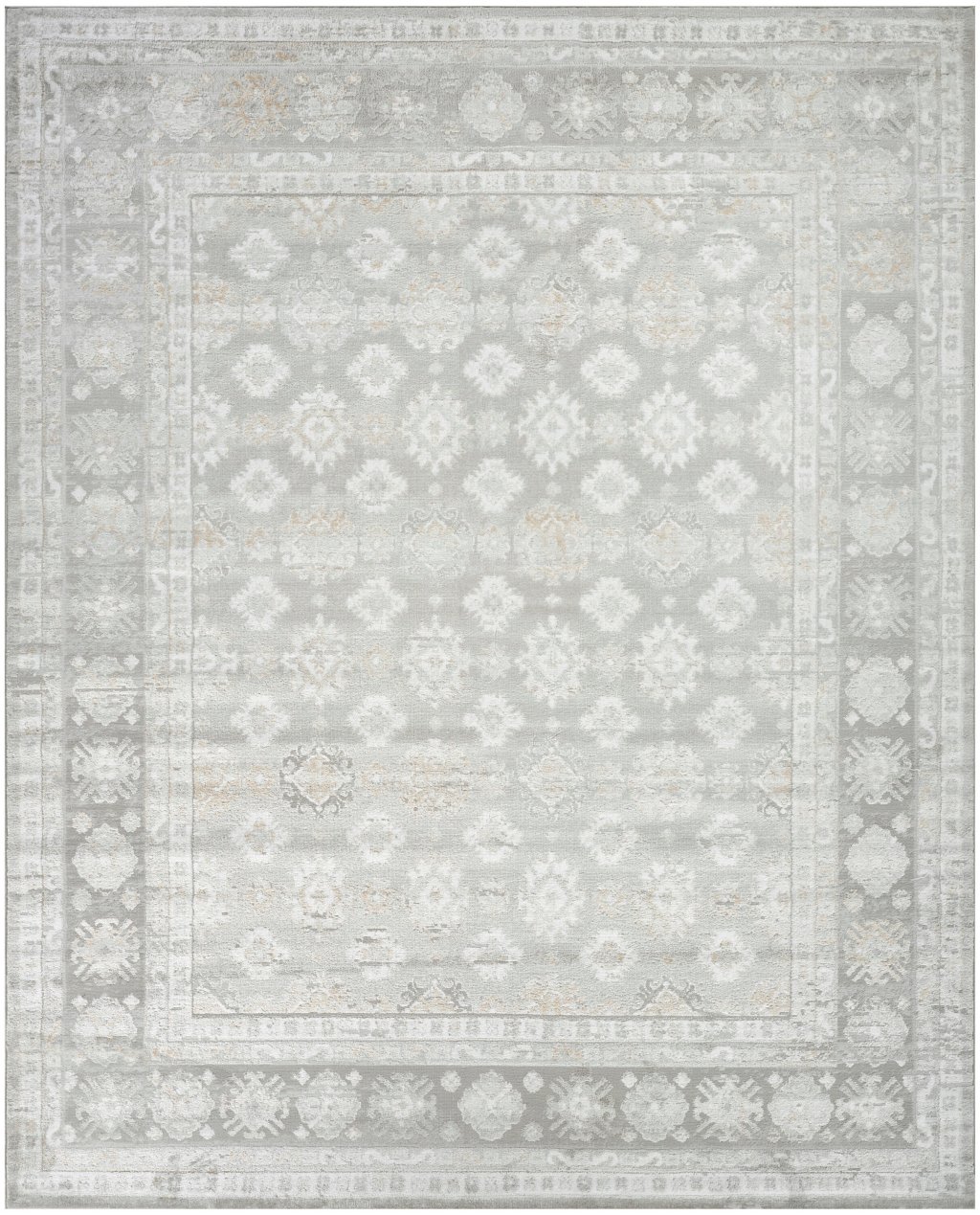 Nourison Home Nourison Dekor DEK02 7'10" x 9'10" Grey Vintage Indoor Rug