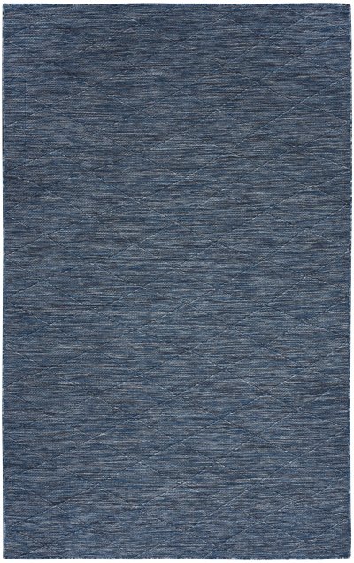 Nourison Home Nourison Washable Solutions WSL01 4' x 6' Navy Blue Modern Rug - 6' x 9'