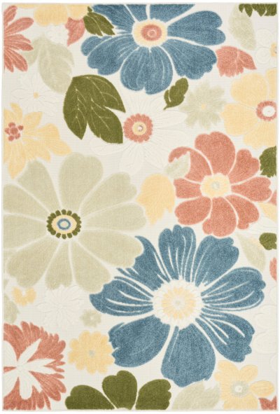 Nourison Home Nourison Aloha ALH42 2'8" x 4' Multicolor Modern Rug - 3'6" x 5'6"