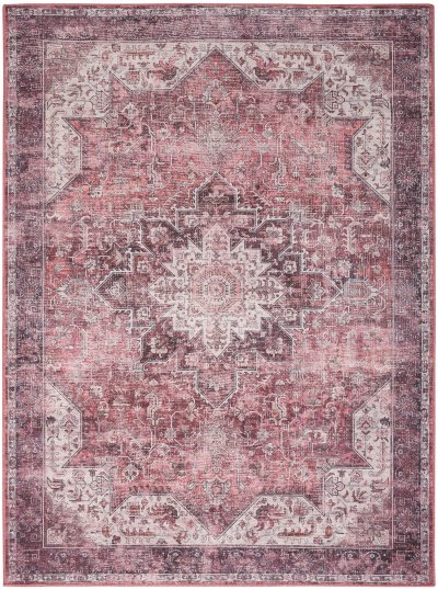 Nourison Home Nourison Nourison Washables NWB15 5'2" x 7' Red Vintage Indoor Rug - 5'2" x 7'