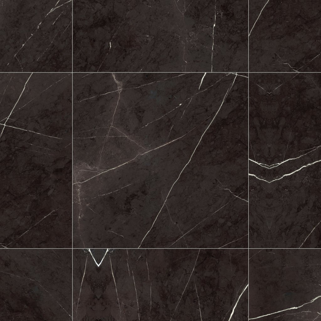 Daltile Marble Attache Nero, Square, 32X32, Polished - Nero