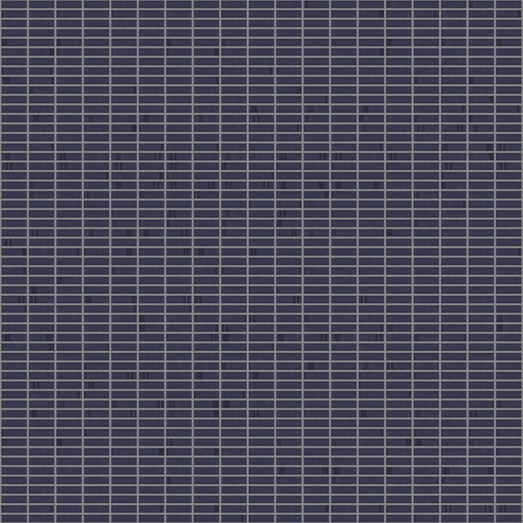 Emser Tile SAVVY GLOSSY OFFSET MOSAIC -POR - Navy