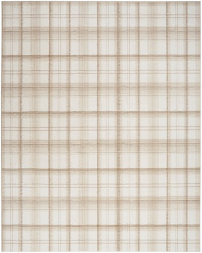 Nourison Home Nourison Grafix GRF03 2' x 6' Ivory Beige Farmhouse Indoor Rug - 3'9" x 5'9"