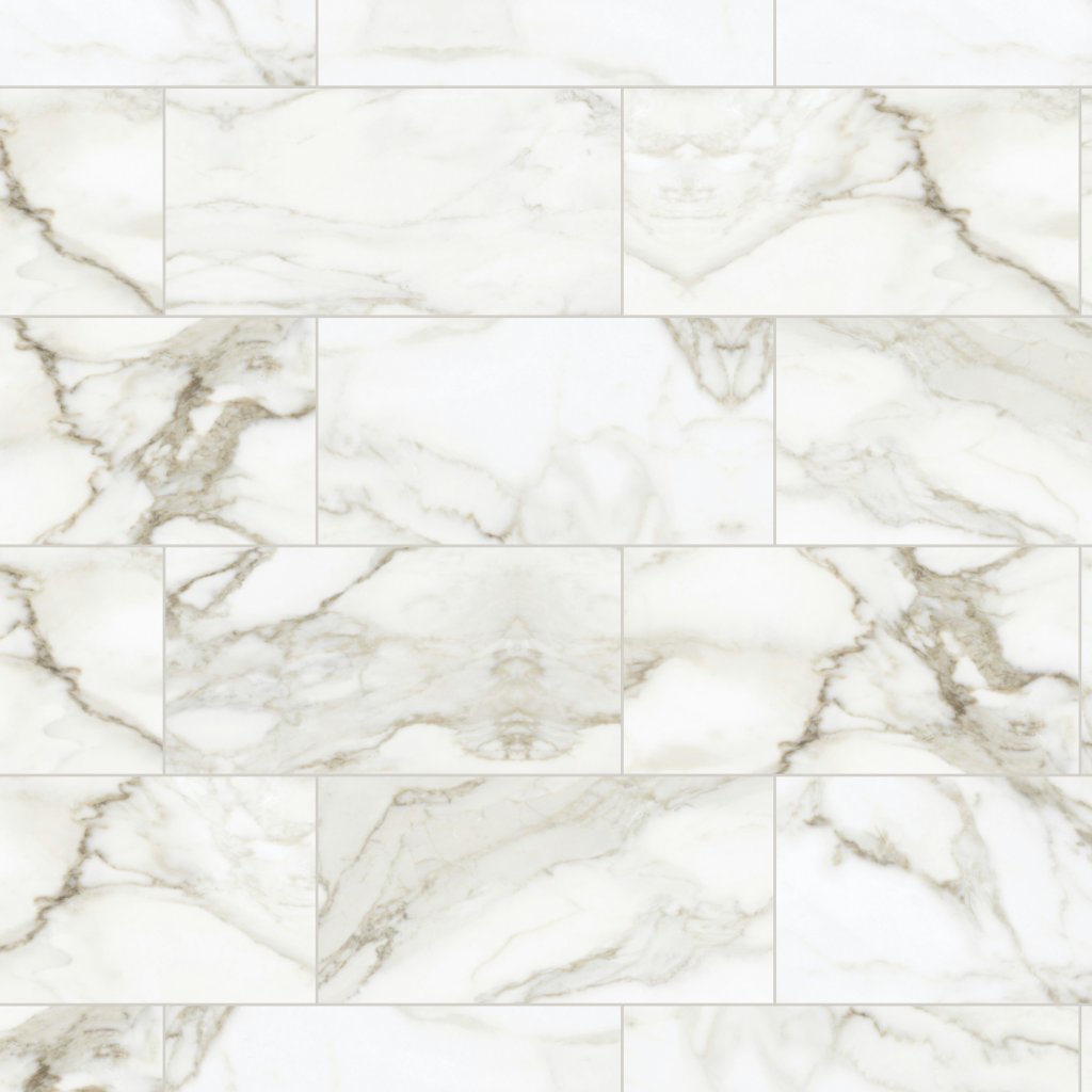 Qualis Ceramica Florence 12X24F Calacatta Matt - Grey