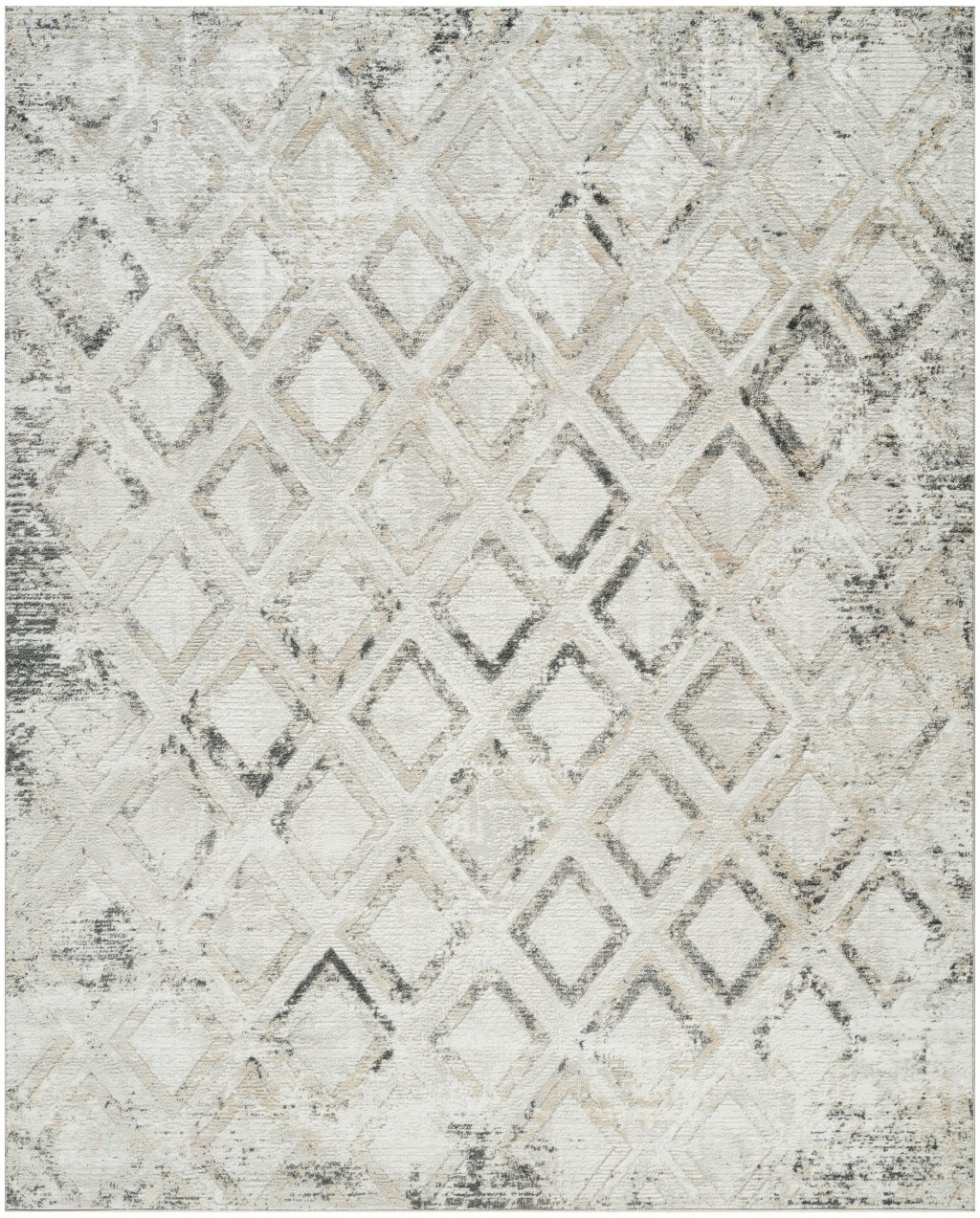Nourison Home Nourison Dekor DEK05 7'10" x 9'10" Grey Charcoal Modern Indoor Rug
