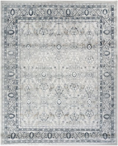 Nourison Home Nourison Dekor DEK03 7'10" x 9'10" Grey Navy Vintage Indoor Rug - 7'10" x 9'10"