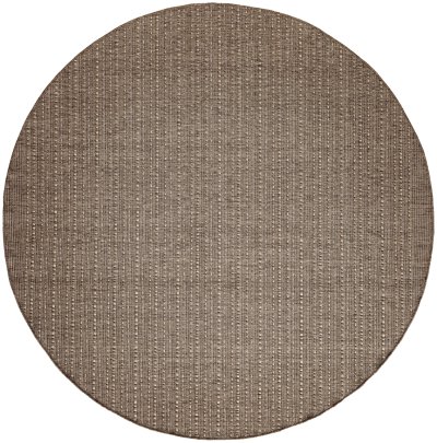 Nourison Home Nourison Tulum TLM01 3' x 5' Brown Outdoor Rug - 8' Round