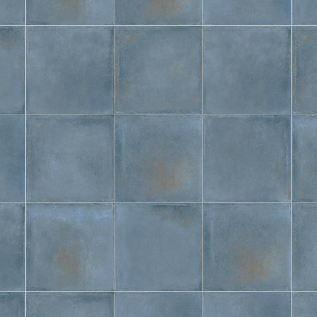 Qualis Ceramica Charleston Seabrook Blu 16X16F - Blue