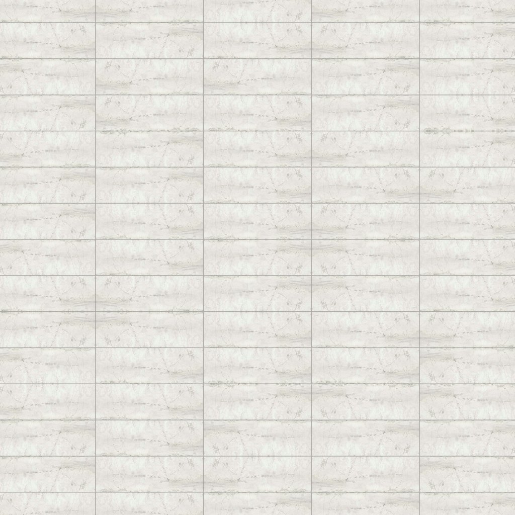 Marble Systems Romano White Honed Subway Marble Look Porcelain Tile 4x12 - Romano White