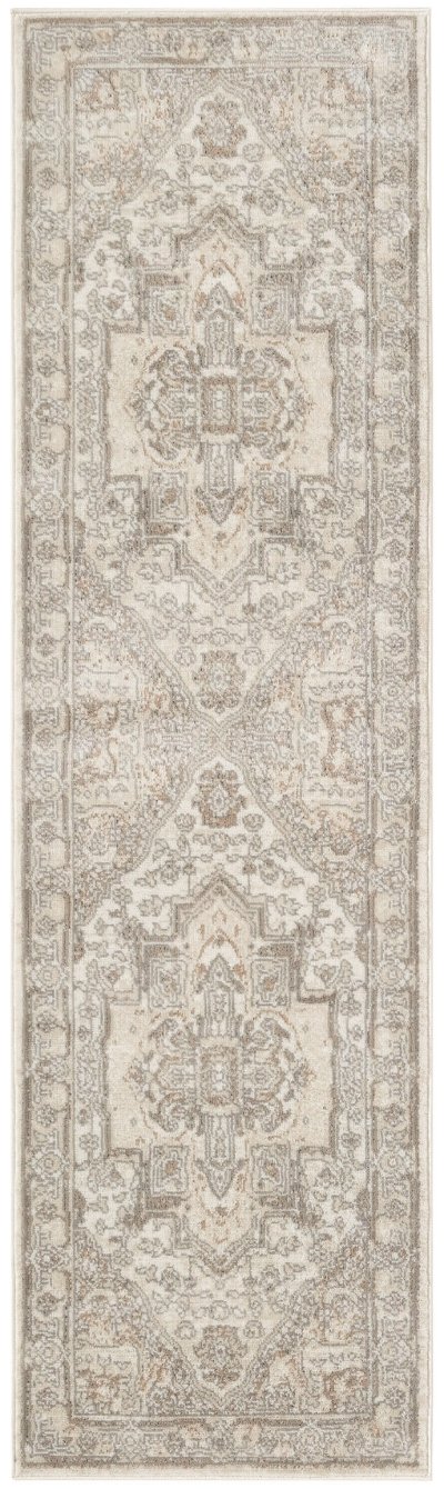 Nourison Home Nourison Quarry QUA18 5'3" x 7'3" Beige Vintage Indoor Rug - 2'2" x 7'6