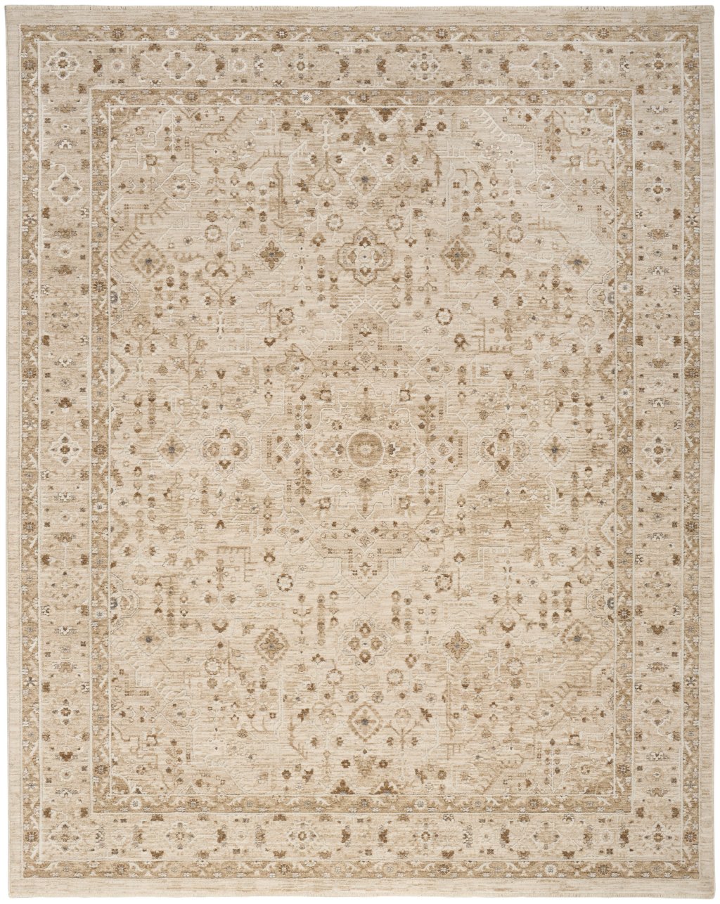Nourison Home Nourison Harbor HRB02 5'3" x 7'6" Beige Vintage Indoor Rug