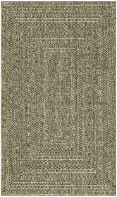 Nourison Home Nourison Tulum TLM04 9' x 12' Olive Outdoor Rug - 2' x 3'