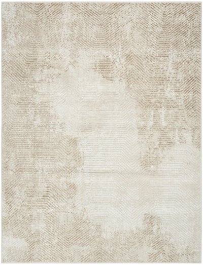 Nourison Home Nourison Dekor DEK04 2' x 4' Ivory Taupe Modern Indoor Rug - 4' x 6'