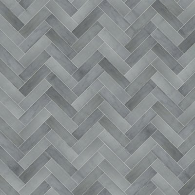Qualis Ceramica Morocco 3x11 Grey Gloss - Herringbone