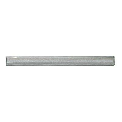 Marble Systems Sterling Metallic Qtr Round Glass Moldings 1x12 - Sterling - 1" x 12" x 11/16"